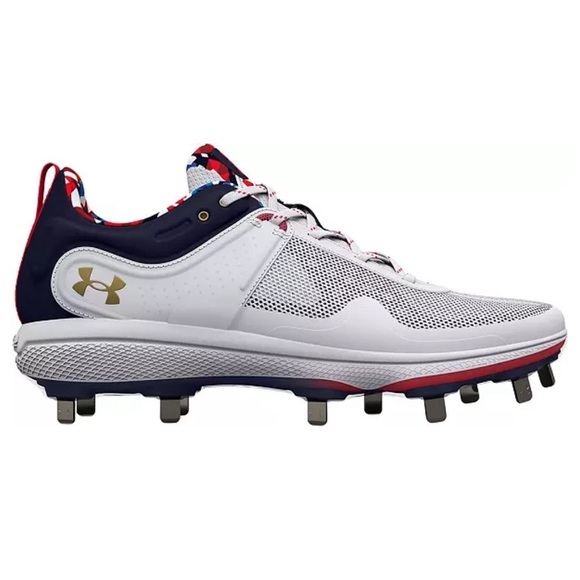 NEW Under Armour Women's Glyde USA Metal Fastpitch Softball Cleats size 7 - Picture 1 of 7